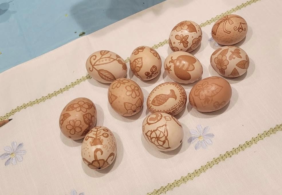 Etched Pysanka Workshop with Nadiia Voloshchuk, March 20, 2025 